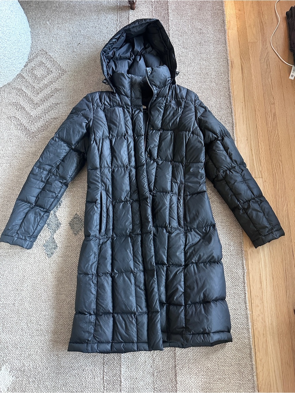 The North Face Metropolis 550 Fill Down Long Puffer Parka Black Women’s S